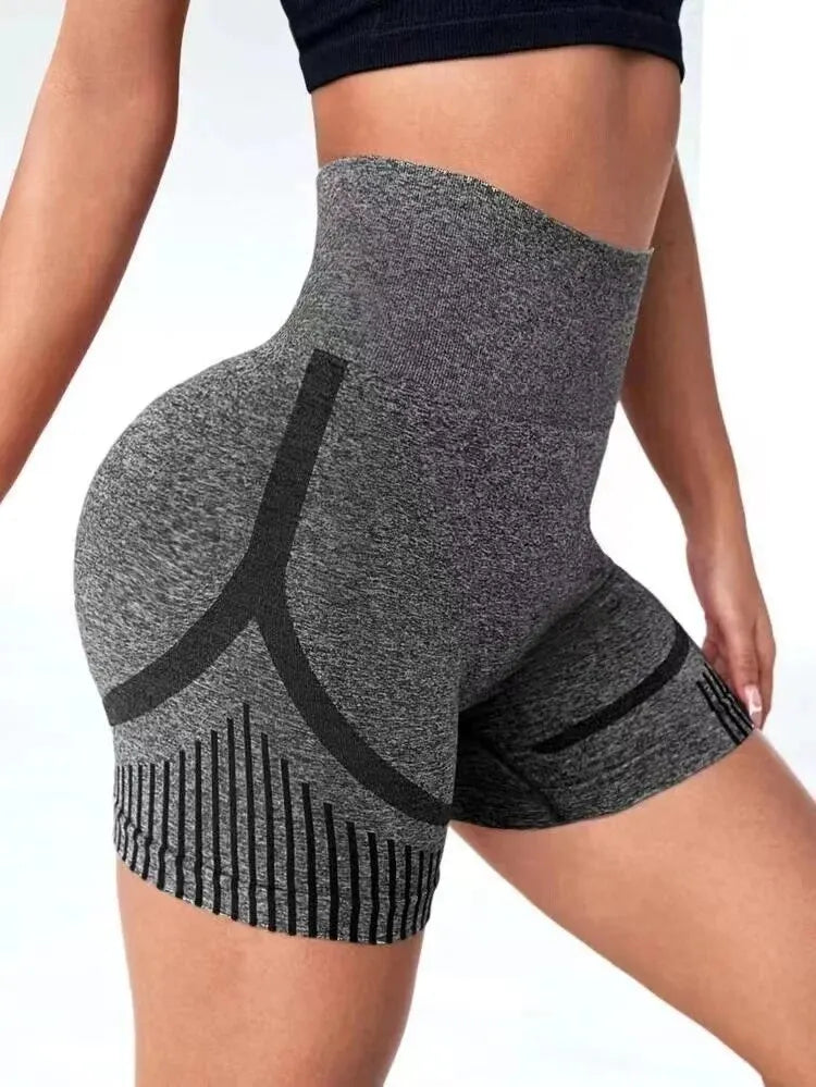 Women Yoga Shorts High Waist Workout Shorts Fitness Yoga Lift Butt